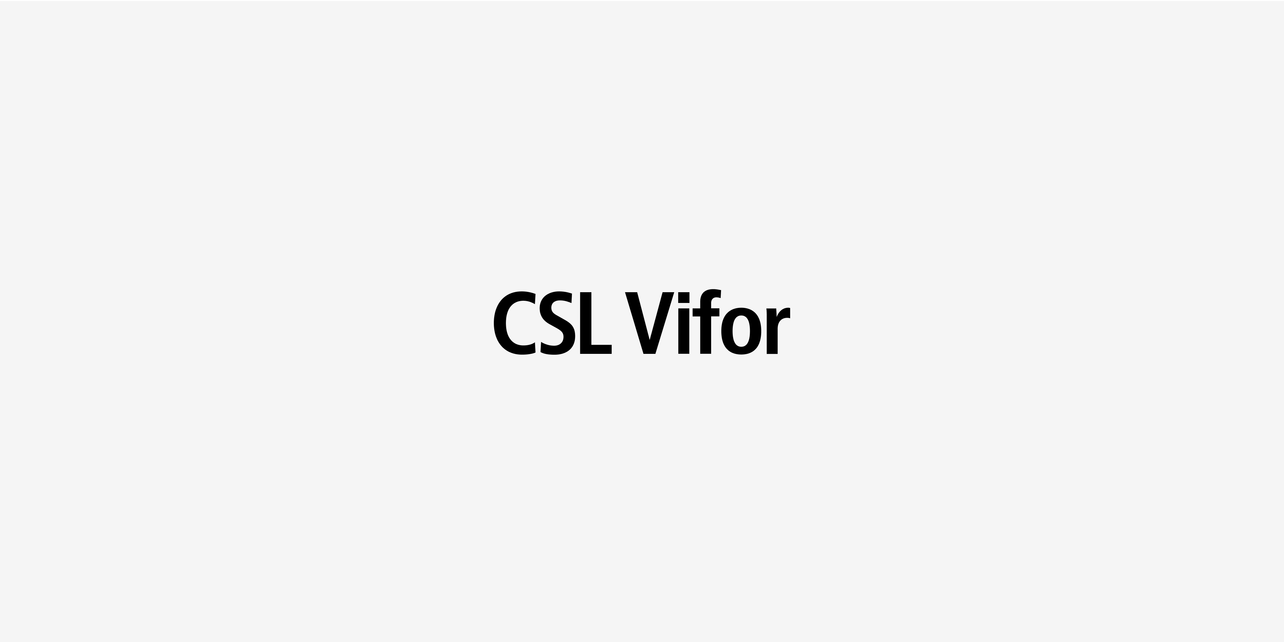 CSL Vifor Image